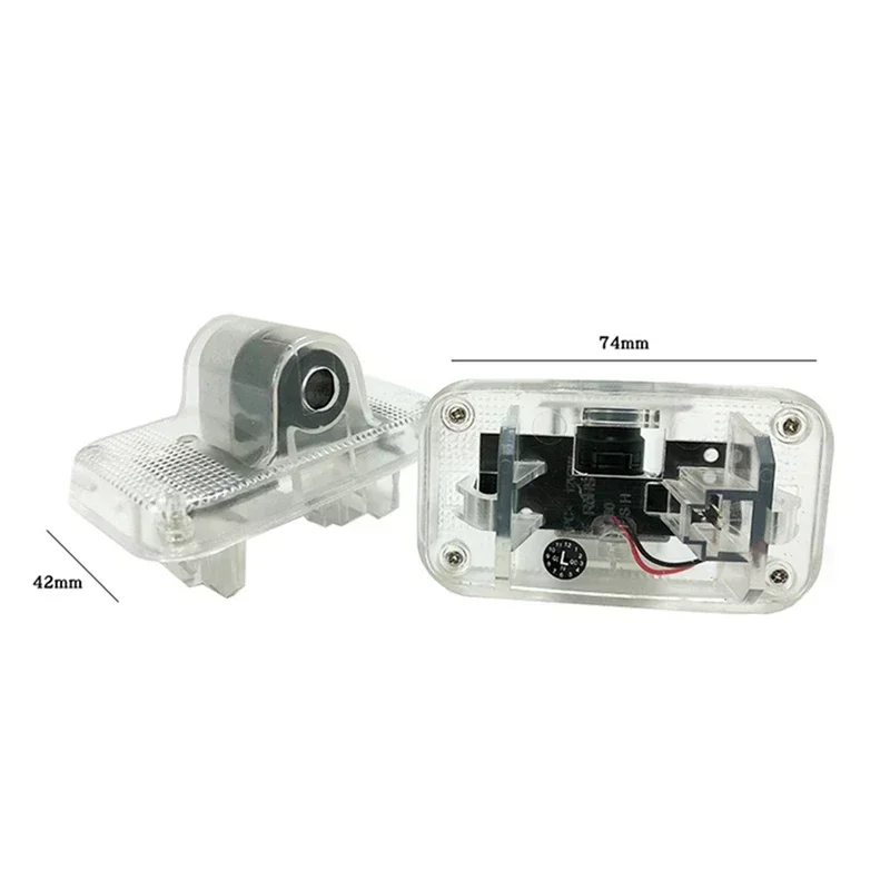LED 자동차 문짝 엠블럼 웰컴 라이트 프로젝터 장식 램프 액세서리, 르노 삼성 QM5 SM6 SM7 QM6 SM5 L43, 2 개