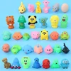 10 Pcs/Set Baby Cute Animals Bath Toy Swimming Water Toys Soft Rubber Float Squeeze Sound Kids Wash Play Funny Gift 2