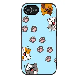 Cute Dog and Cat Cartoon Soft Phone Cover - Durable and Stylish Paw Design Case for Motorola Moto G14 (5)