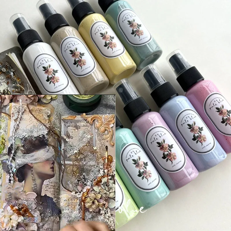 DIY Art Grunge Pigment Spray for Homemade Crafts