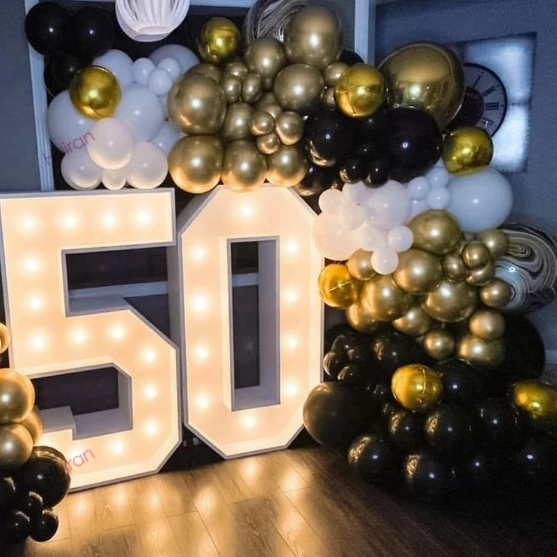 Led Light Number Decor led light number decor 91.5cm Giant Led Light Birthday Number Figure 1st Birthday Anniversary Wedding Baby Shower Decor 30 40 50 Number Frame