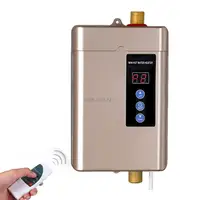 110/220V เครื่องทําน้ําอุ่นไฟฟ้าทันทีอัจฉริยะ Touch เครื่องทําความร้อน Fast 3 วินาทีร้อนพร้อมจอแสดงผลอุณหภูมิ 4000W 1