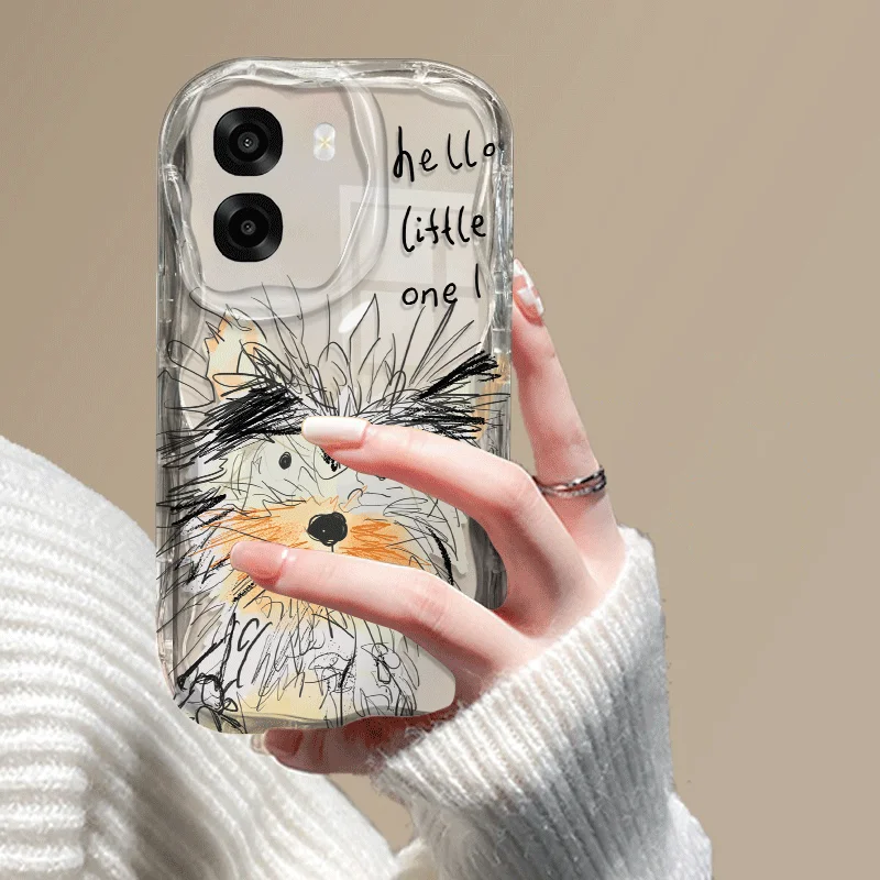 Shockproof Dog Pattern Flexible TPU Protective Phone Case
