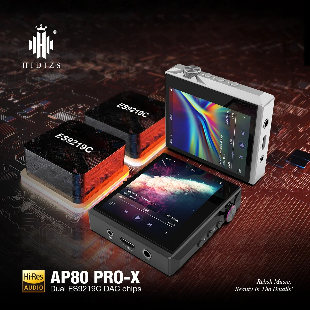 Hidizs AP80 Pro X ػ  HIFI ޴  MP3 ÷̾  ES9219C DAC Bluetooth MQA LDAC PCM 384 DSD 256 å