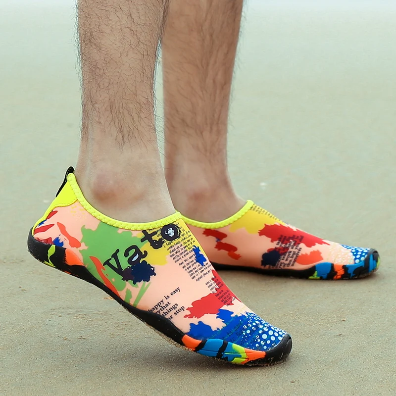 Unisex Quick-Dry Aqua Shoes – Summer Barefoot Beach Shoes for Men, Swimming, Surfing, Wading, and River Sandals Beach Footwear Beach shoes
