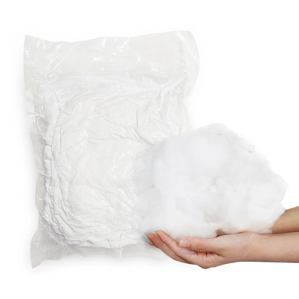 Polyester Fiber, Premium Fiber Fill, High Resilience Fiber, Stuffing for Small Dolls Part Pillow Comforter DIY, Recyclable