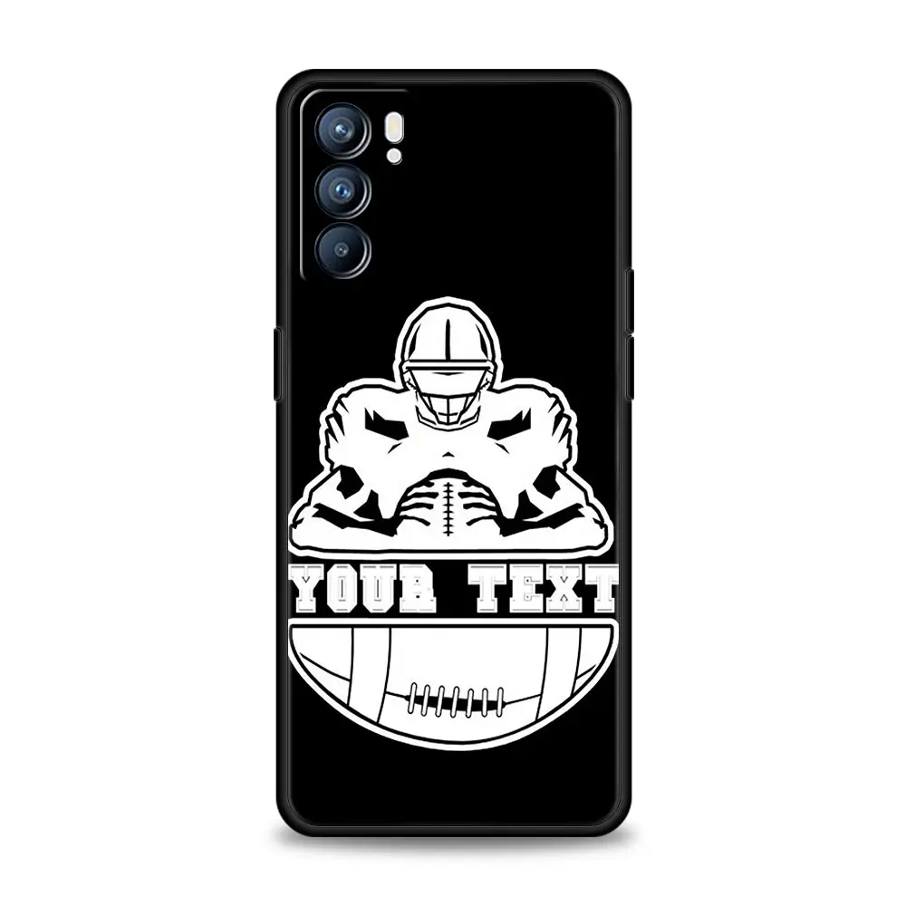 Rugby Ball Design Phone Case Cover