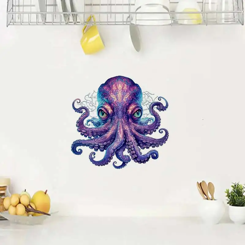 Octopus Marine Animal Wall Stickers for Bedroom Living Room Decor