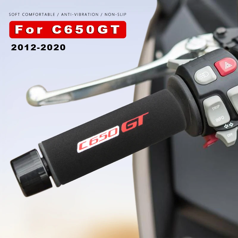

Motorcycle Grips for BMW C650GT Accessories C 650 GT C650 GT 2012-2020 Handlebar Grip Sponge Handle Bar Grip Motorbike Parts