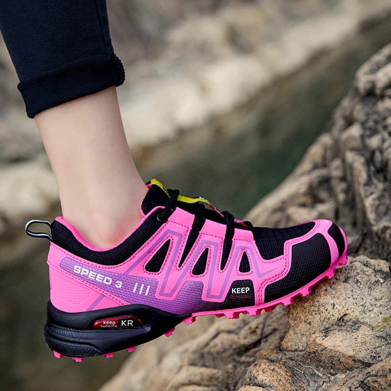 2024 New Women Hiking Camping Shoes Outdoor Casual Waterproof Walking Trekking Shoes Tennis Sport Sneakers Solomon Series 908