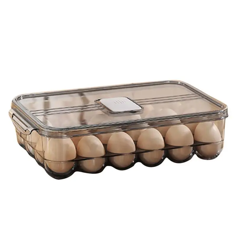 

Прозрачный контейнер для хранения яиц, Кухонный Контейнер для яиц, 24 ячейки