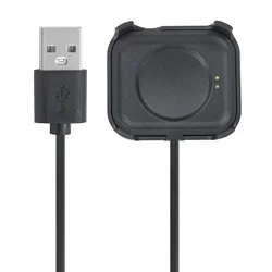 Smart Watch USB Fast Charging Cable with Portable Power Adapter (Black)