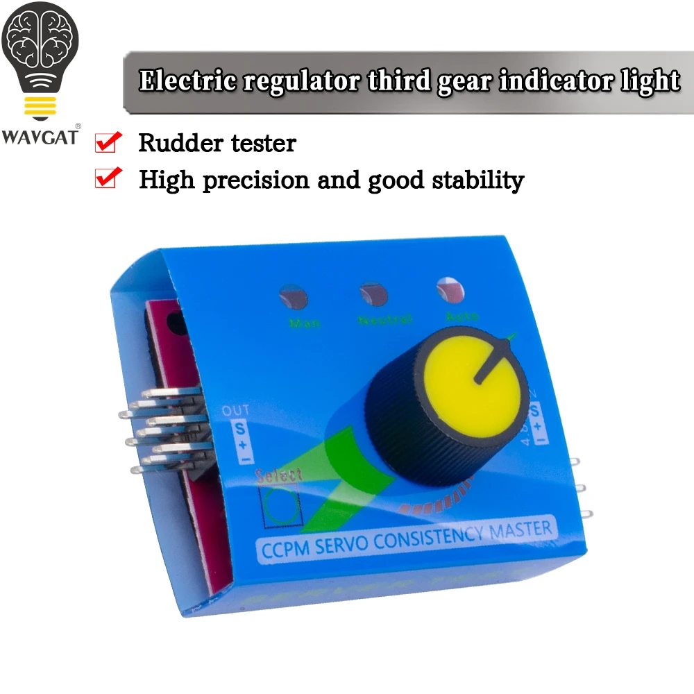 Testeur De Servo Moteur RC CCPM 3 Canaux 4.8-6V – Outil De Diagnostic Pour Modélisme, Avec Protection Anti-Surcharge