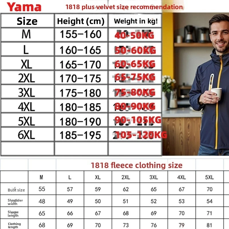 Windproof Fleece Lined Jacket Unisex, All-in-One Long Sleeve Work Coat for Supermarket & Corporate Winter Wear 6