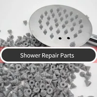 100pcs/lot Shower Head Accessories Silicone Nail Tips Water Sprinkler Top Spray Accessories Parts Silicone Dispensing Granules 1