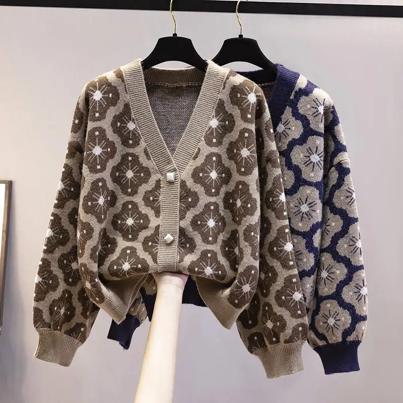 Sweater Top Women's Outer Cardigan 2025 Spring And Autumn