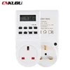 Electronic Digital Timer Switch Socket 24 Hour Cyclic EU UK AU US BR FR Plug Kitchen Timer Outlet Programmable Timing Socket 6
