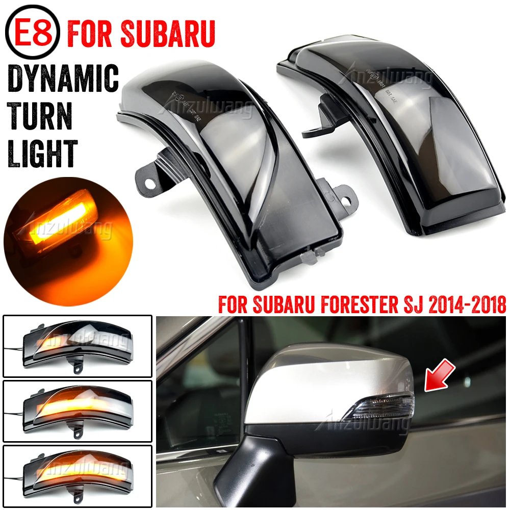 QUTBAG Signal Lights 2pcs Dynamic Blinker LED For Subaru For Forester