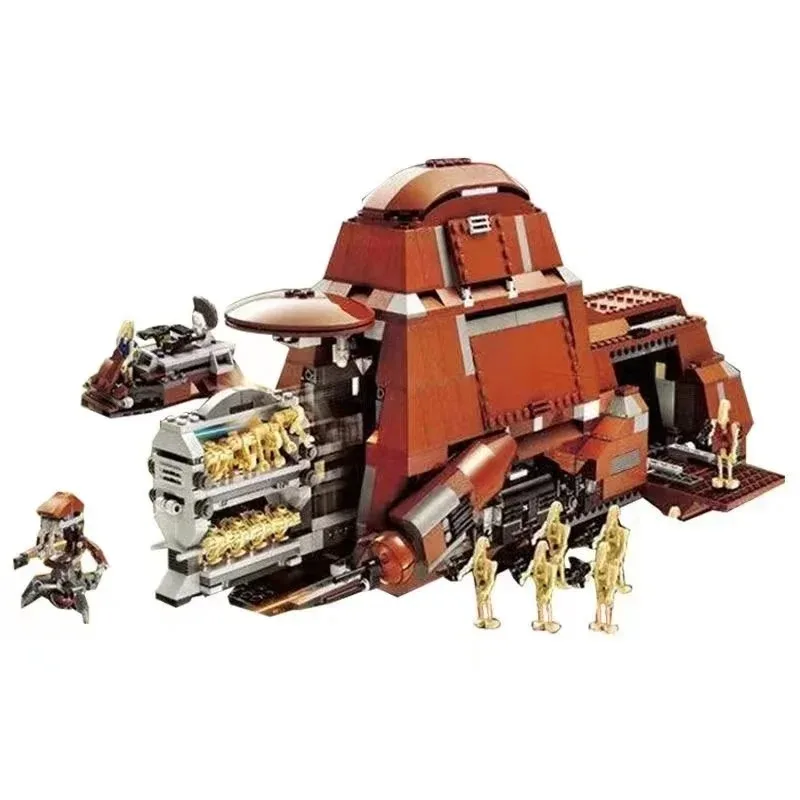 Building Block Toys Craft Toys Hot Toys Star Wars 1326 PCS Trade Federation MTT Model Classic Compatible Legoing 7662 Christmas