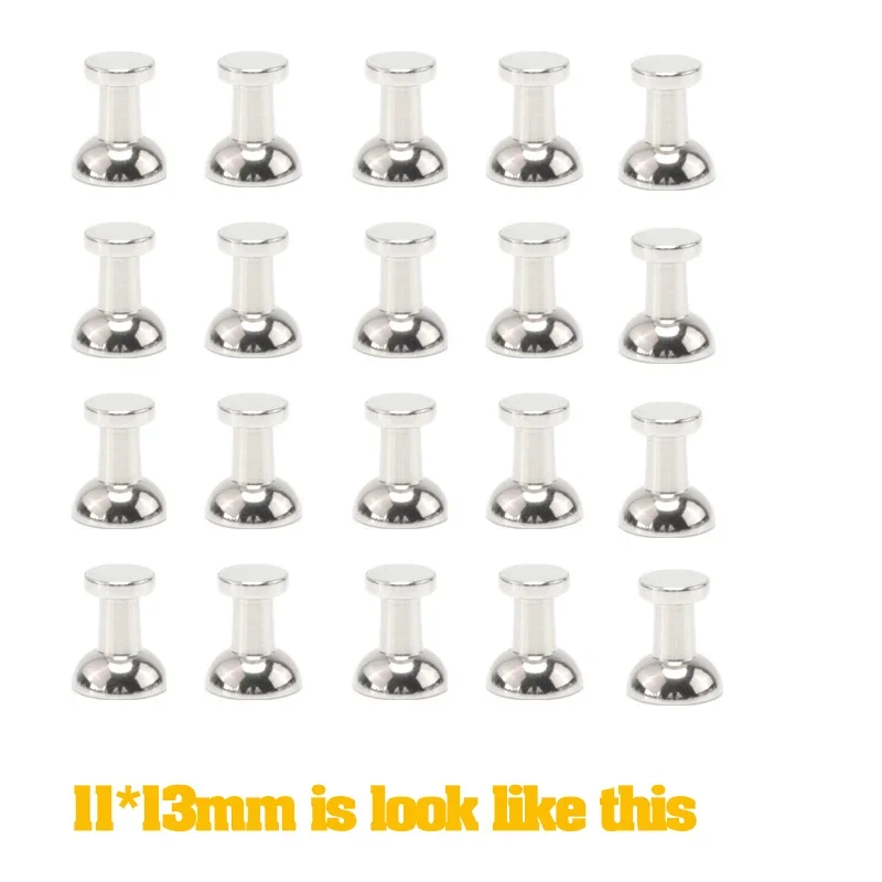 20Pcs Super Strong Magnet Magnetic Pushpins Sucker Thumbtack Durable Steel Magnet Push Pin For Refrigerator Whiteboard magnetic push pins