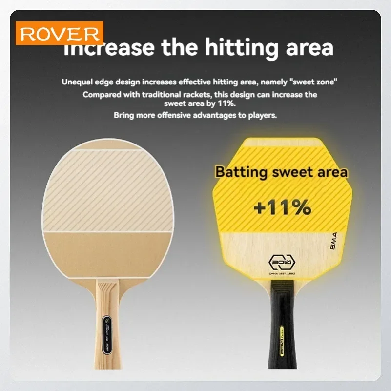 Table Tennis Bat Base Plate Pure Wood Blade Professional Paddle For Tranning