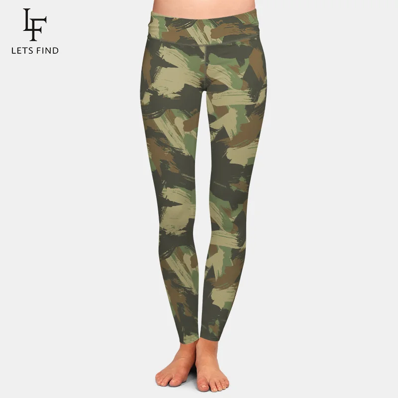 

High Quality Women Fashion 2019 High Waist Leggings 3D Printed Graffiti Pattern Ankle-Length Casual Leggings