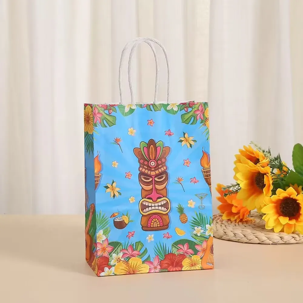 Bolsas Hawaianas Para Regalar Sunnymove 20 Bolsas De Regalo Hawaianas - Tema  Tropical Con Hojas De Palma Y Hibisco Para Fiestas Suministros Luau Tropical, image size:1000x1000