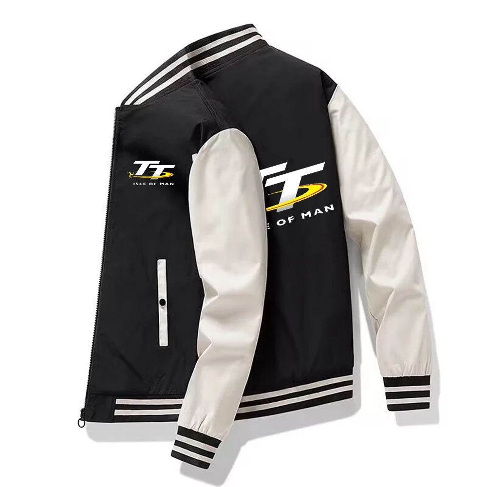 

Мужская мотоциклетная куртка Man Island TT, Экстремальный вызов, повседневная куртка для влюбленных, новинка 2023, модная Высококачественная бейсбольная куртка