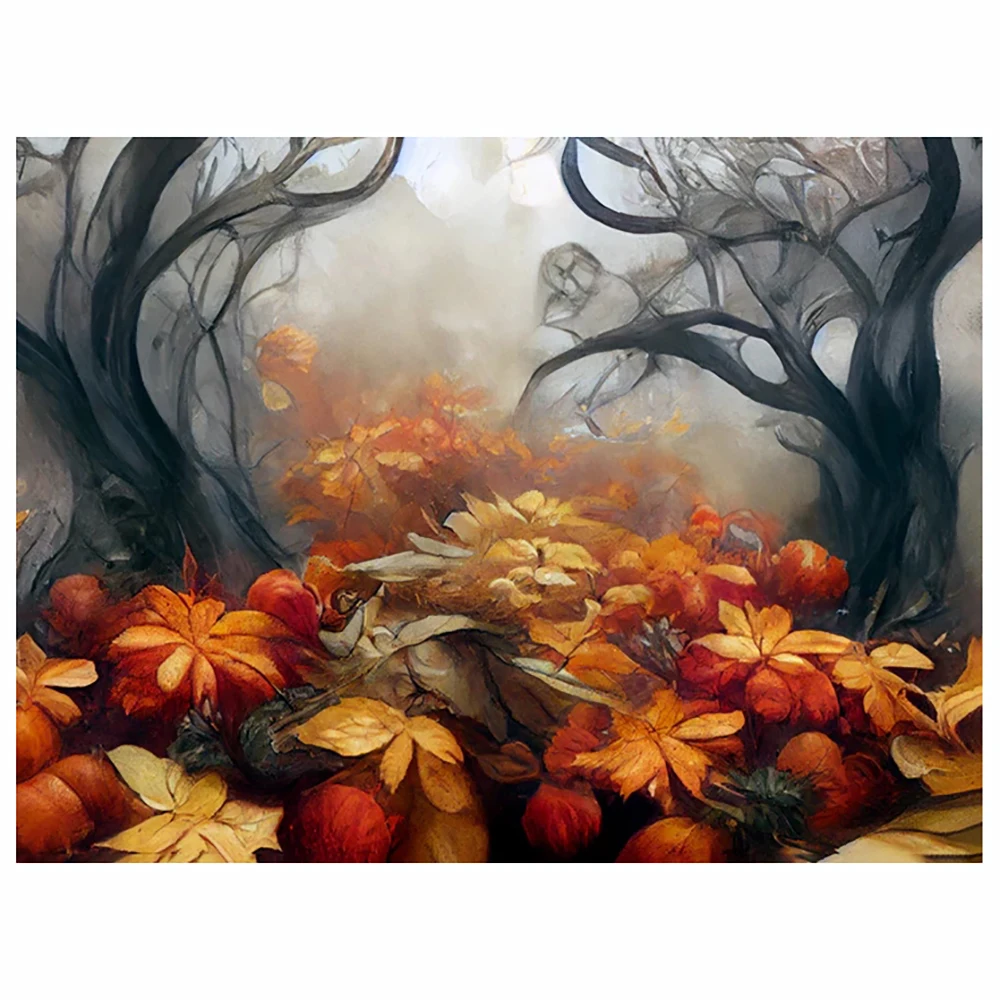 

5D Diamond Painting Street Full Square Round Diamond GOTHIC AUTUMN TRAIL Embroidery Picture Home Decoration