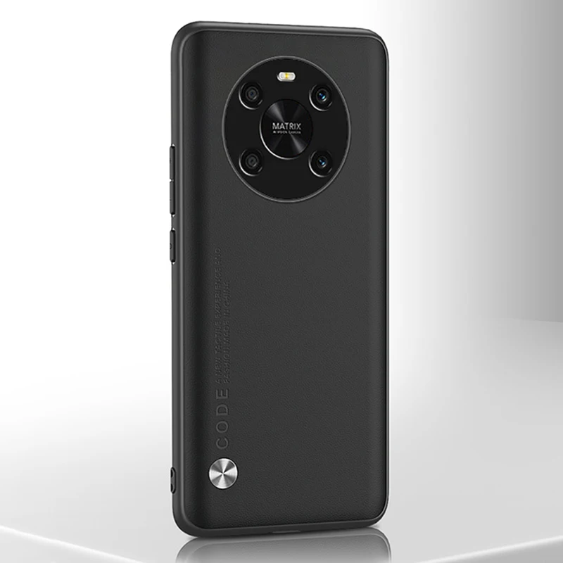 Luxury PU Leather Matte Phone Case with Full Protection