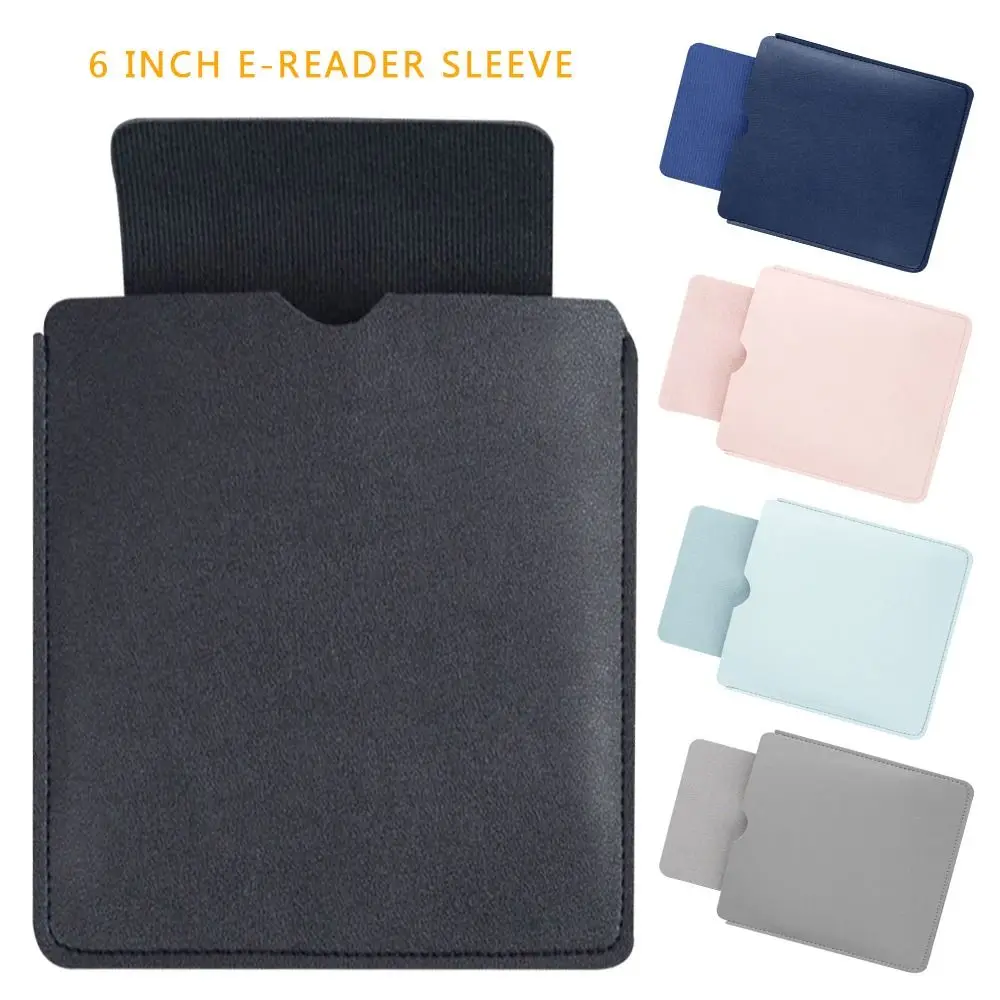 Waterproof Shockproof 6-Inch E-Reader Sleeve with PU Leather Finish