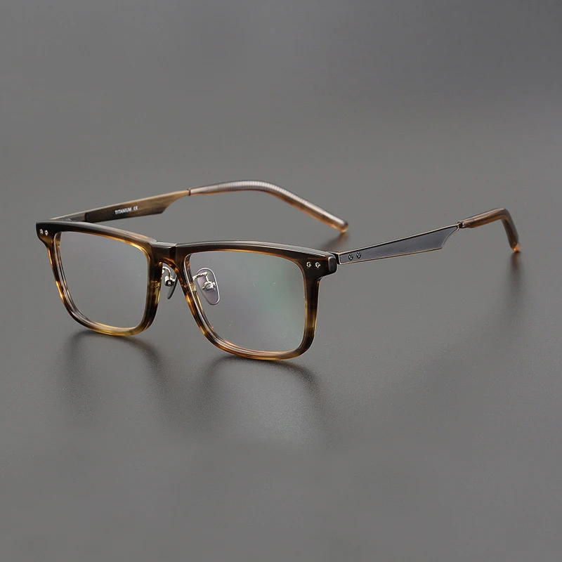 

New Retro Acetate square glasses frame for men business optics prescription Eyeglasses women myopia reading photochromic Eyewear