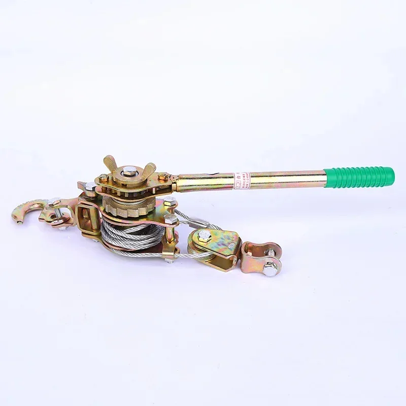 2T Tensioner High Carbon Steel Thickened Gear Rope Tensioner Multi Functional Manual Steel Wire Fastener For Car Cargo