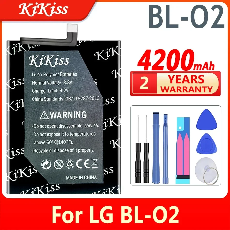 

4200mAh KiKiss Battery BL O2 For LG BL-O2 BL-02 BLO2 High Capacity Batteries