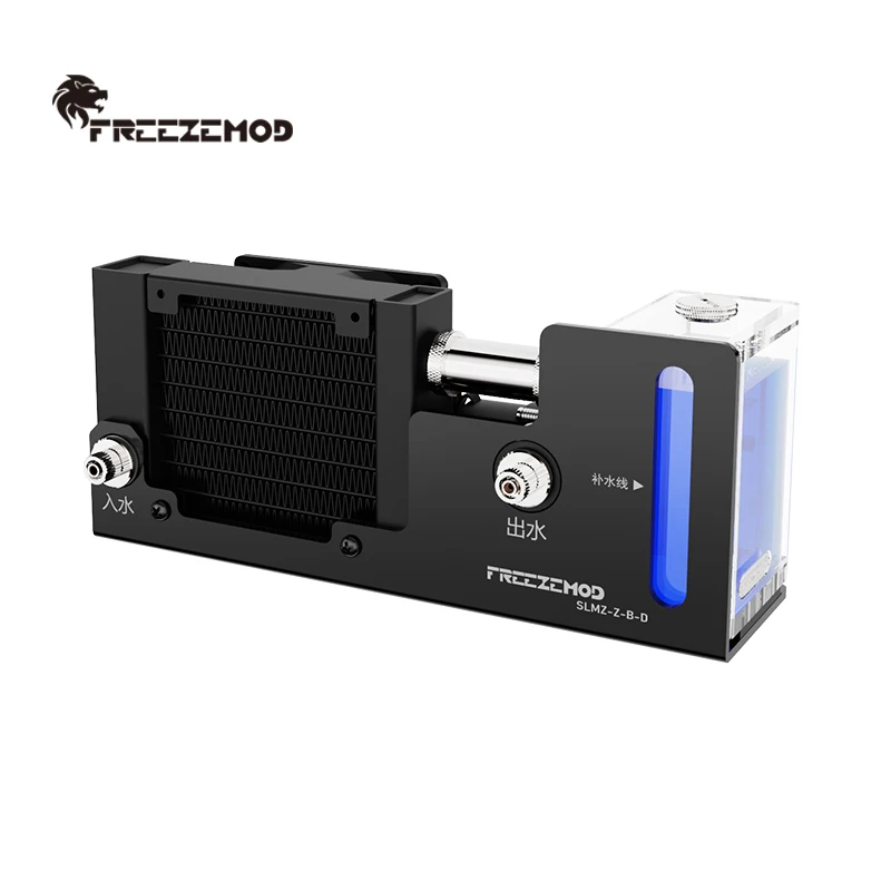 FREEZEMOD 미니 라이트 3D 프린팅 휴대폰 태블릿 수냉식 냉각 모듈 단일 팬. SLMZ-Z-B