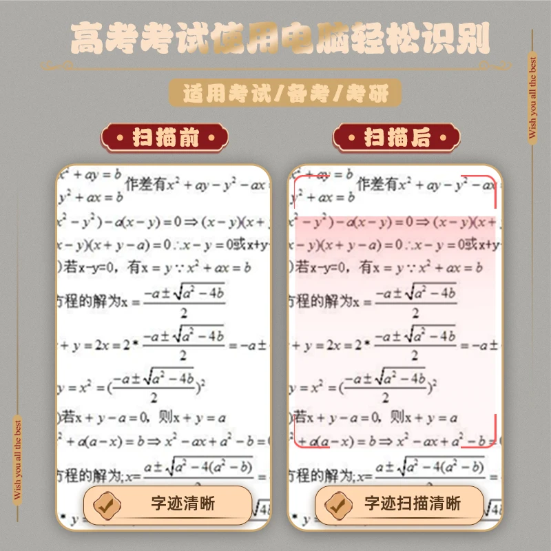 M&G Gel Pen, 0.5MM Black, Quick-Drying Ink, Soft Rubber Grip, Refillable, Suitable for Students and Office Use