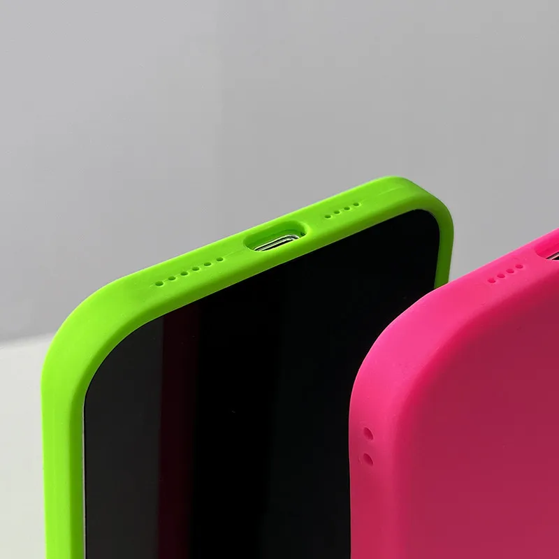 Neon Green iPhone Case for iPhone 13, 13 Pro Max Case, iPhone 12, iPhone 12  Pro, iPhone 12 Pro Max Case / Silicone Neon Green iPhone Case 