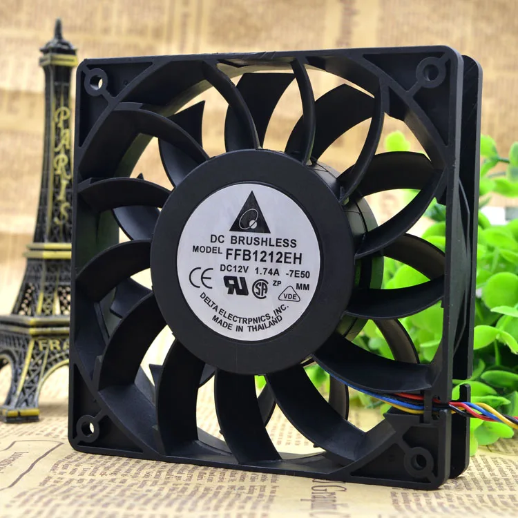 

12025 12V 1.74A 12CM Чехол FAN FFB1212EH