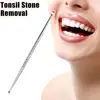 1pcs Tonsil Stone Removal Ear Wax Remover Stainless Steel Remover Mouth Cleaning Care Tools Tonsil Stone Remover Health Care 1