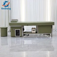XinSheng Lit de lavage et de soin capillaire avec fonction vapeur, Table de massage pour salon de beauté, Lits de massage, Mobilier commercial pour salon de coiffure 4