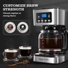 2025 Taylor Swoden 12-Cup Programmable Coffee Maker, Regular & Strong Brew Drip Coffee Machine for Home and Office, Glass Carafe 3