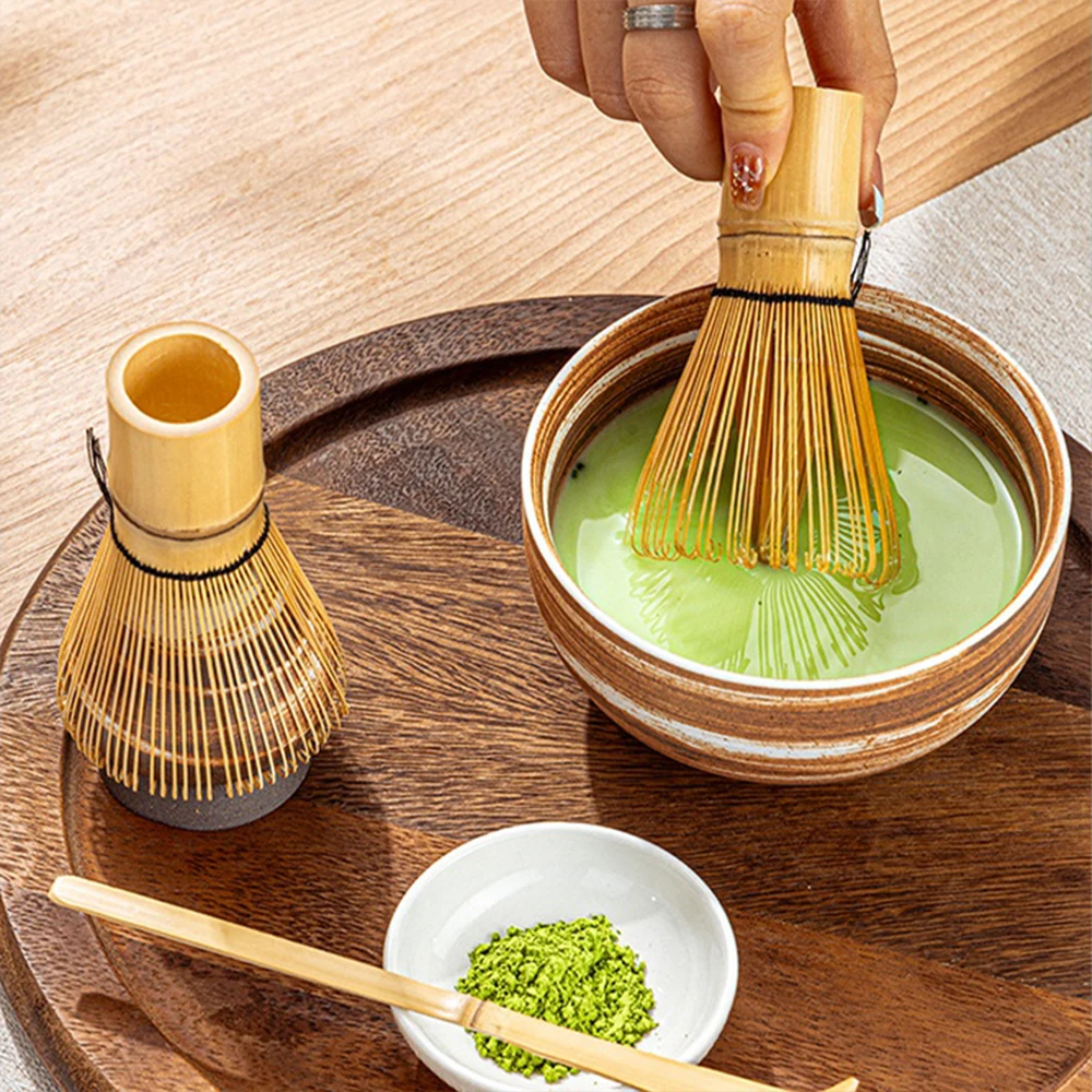 CF WISDOM Handmade Bamboo Matcha Whisk Chasen  - Traditional Japanese Tea Ceremony Tool, Durable & Reusable for Smooth Froth