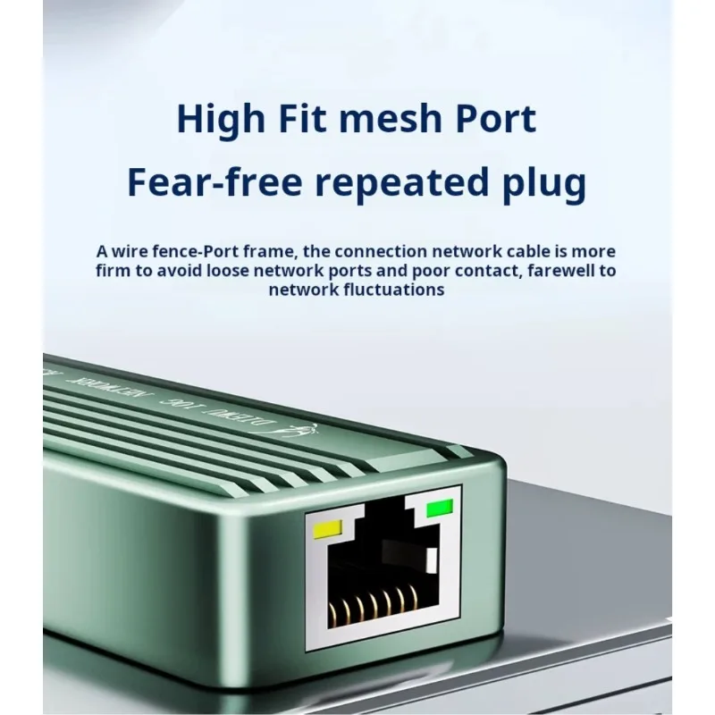 Adattatore Ethernet Realtek/RTL8159 10Gbe USB-C USB3.2 Type-C 10 Gigab per supporto Windows 11 7 Adattatore Ethernet Realtek/RTL8159 10Gbe USB-C USB3.2 Type-C 10 Gigab per supporto Windows 11 7