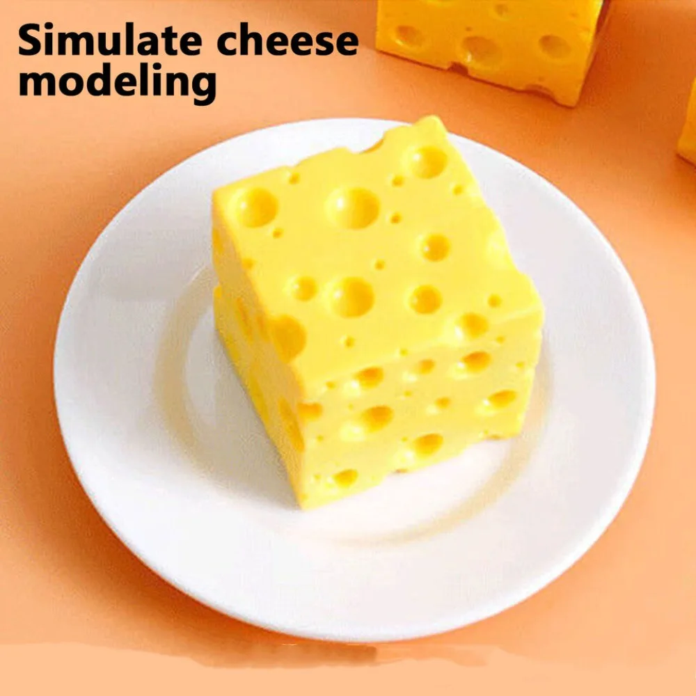 Fuuny 5cm Cheese Mouse Cup Pinching Joy Parody Vent Squeezed Yellow Squirrel Cup Decompression Autism Needs Toys