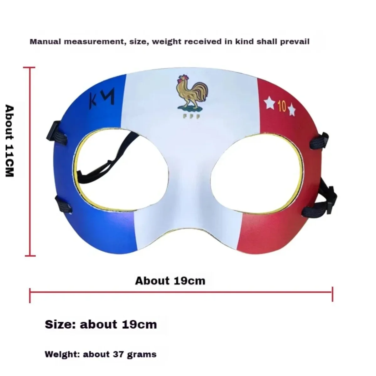 Face Mask Cosplay Mbappe Masque The French Flag Sports Protective Football Stars with The Same Model for Halloween Parties face mask halloween mask party masks 3d face masks
