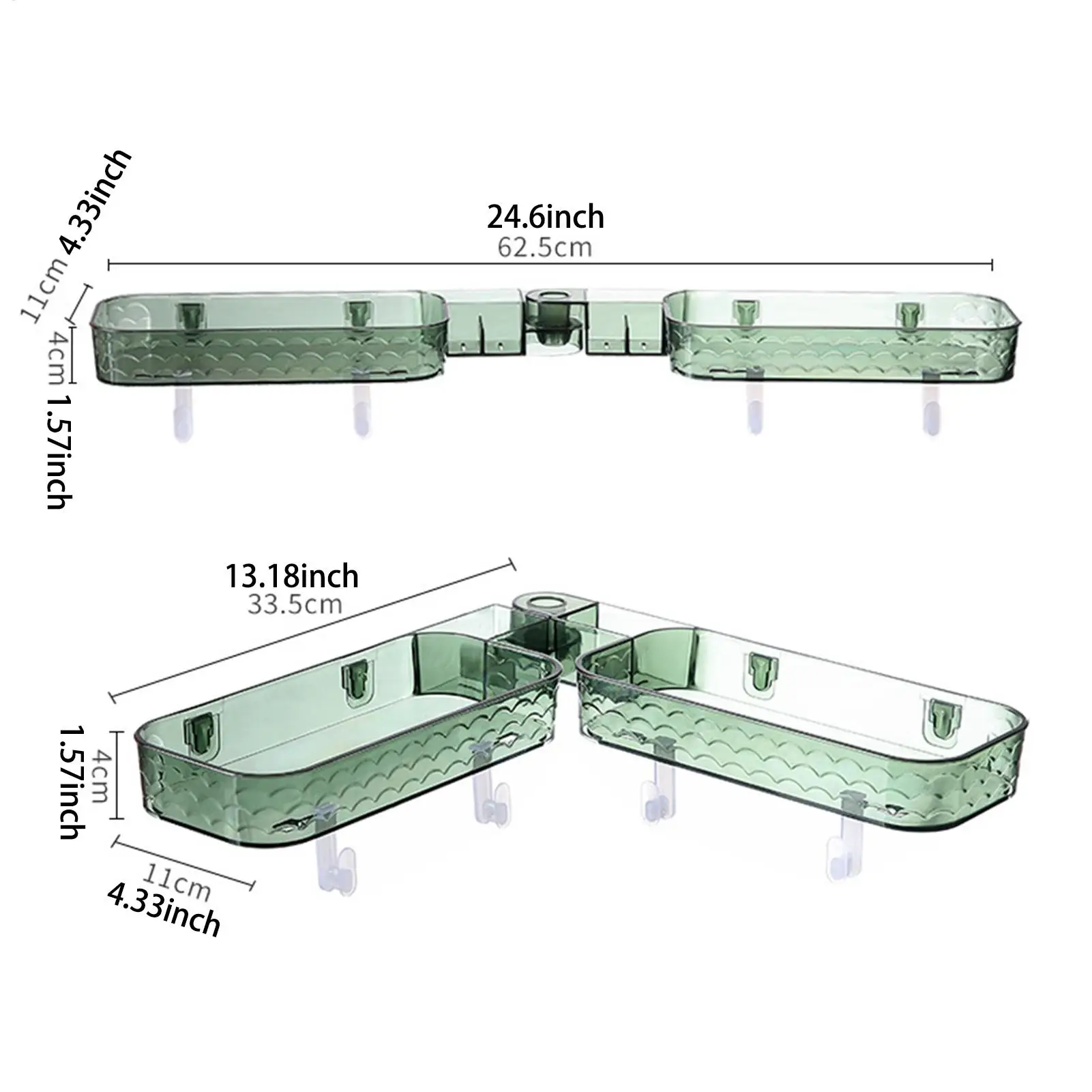 Corner Shelves For Shower Drainign Multifunctional Stable Holder Bathroom Storage Shelf For Routine Sink Hygiene Kitchen Home