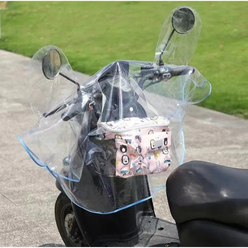 

Electric scooters central control instrument panel rain cover wind shield battery bike hood dust waterproof cover universal