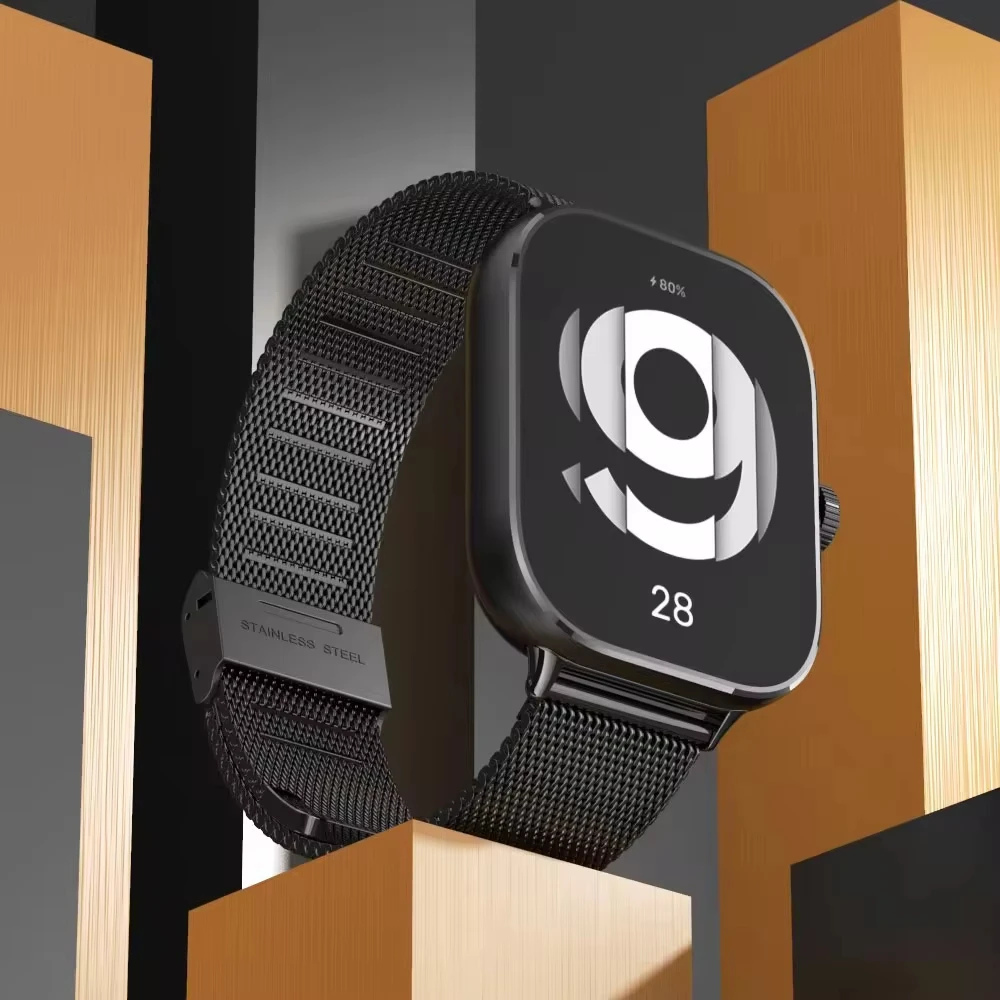 Stainless Steel Replacement Smartwatch Strap - Premium Metal Bracelet