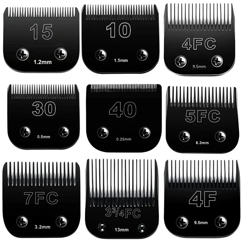 Detachable Pet Dog Cat Grooming Hair Trimmer Blade Compatible with Andis Oster A5 Wahl KM Series Animal Clippers