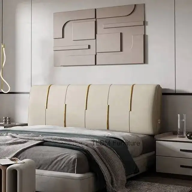 for Soft European Simple Guest Rooms Stain-resistant Designer Cushion Headboard Bed Tech Fabric Headboard Headboards for Bedside